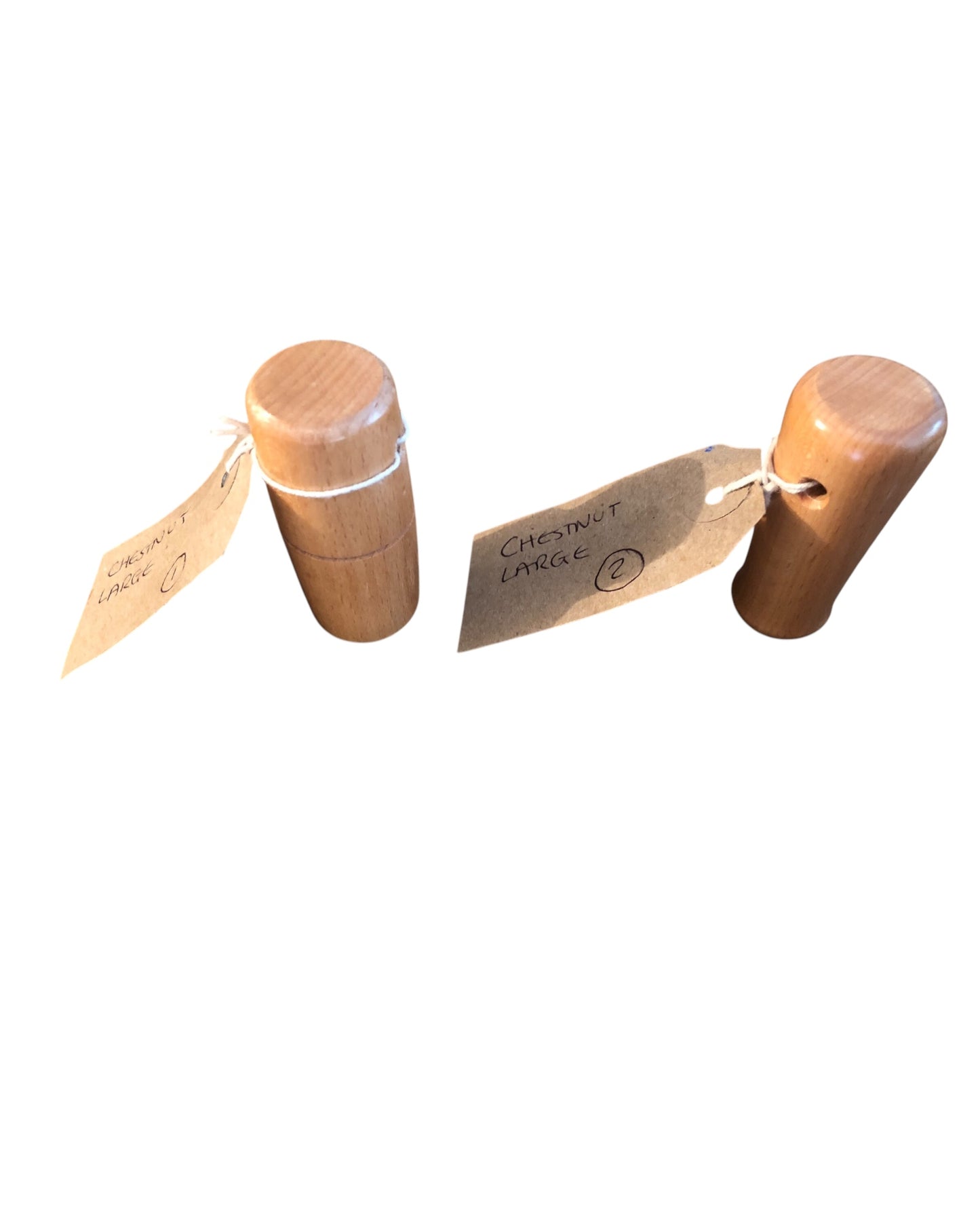 Large Ferro rod handle handmade from CHESTNUT