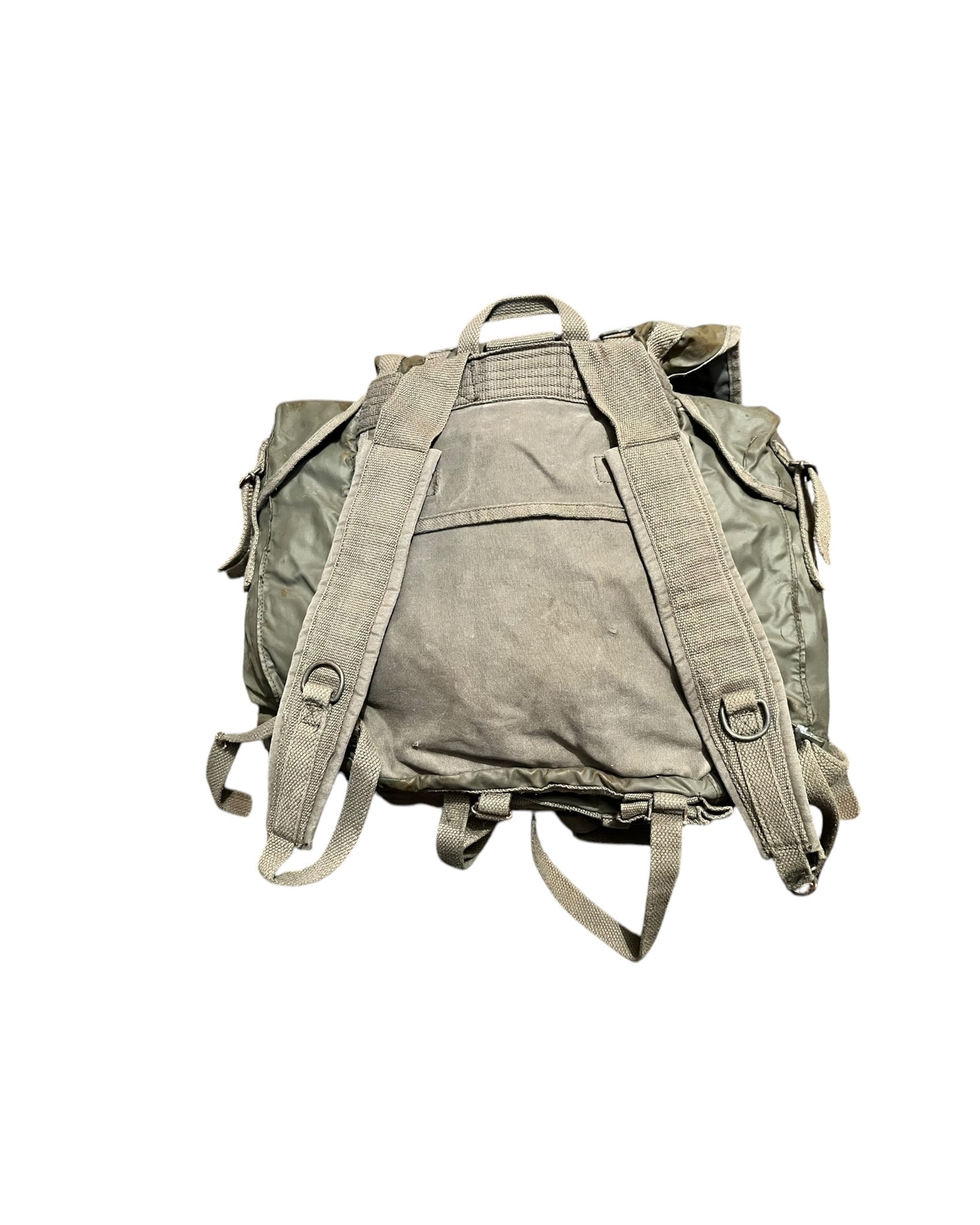 French Army pack F2 vintage rucksack daypack metal Buckles and D ring