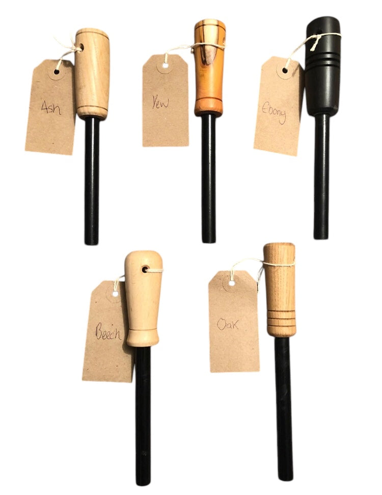 FERRO RODS LARGE WITH REAL WOOD HANDLES