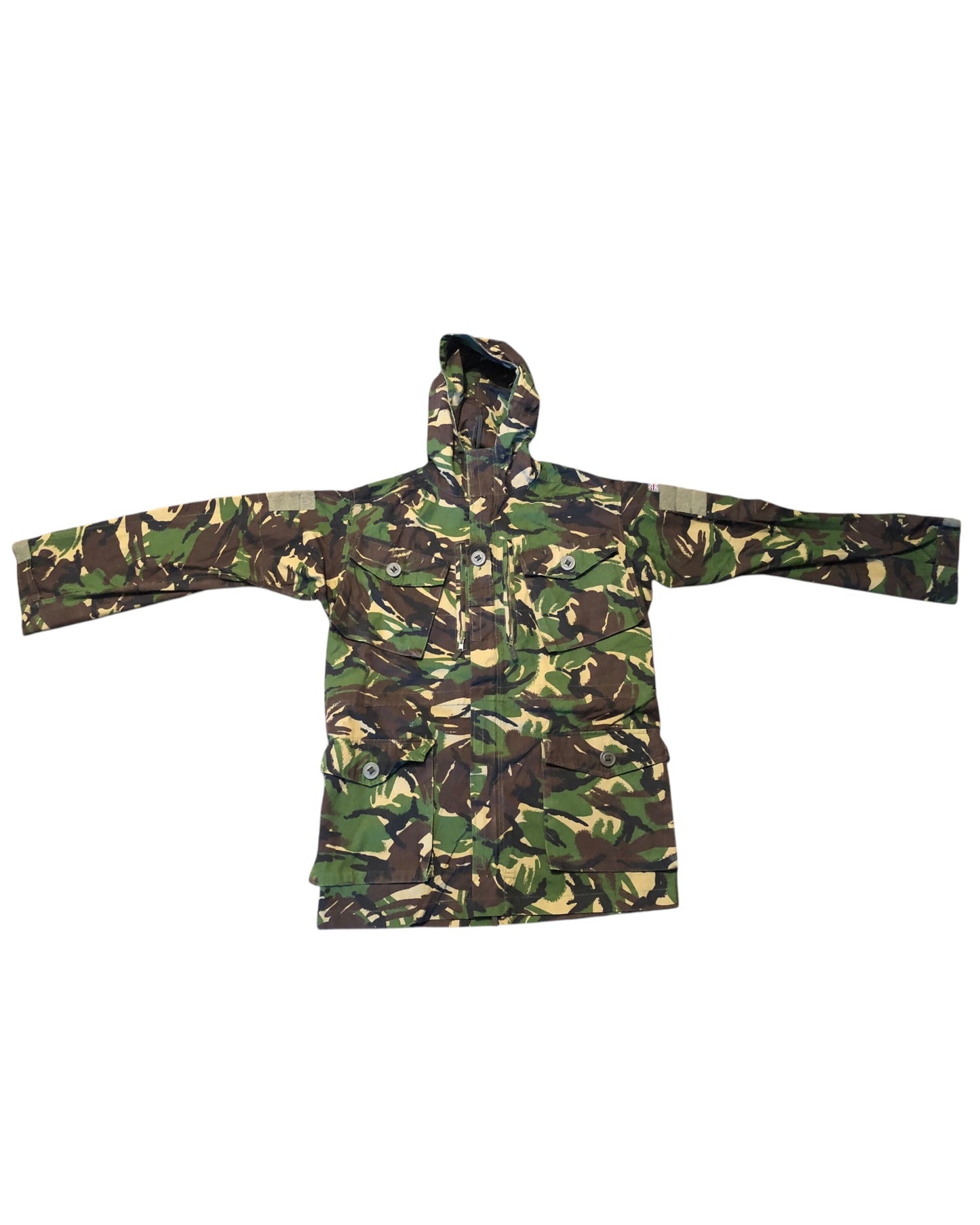 British Army DPM windproof smock non wired hood - Grade 1