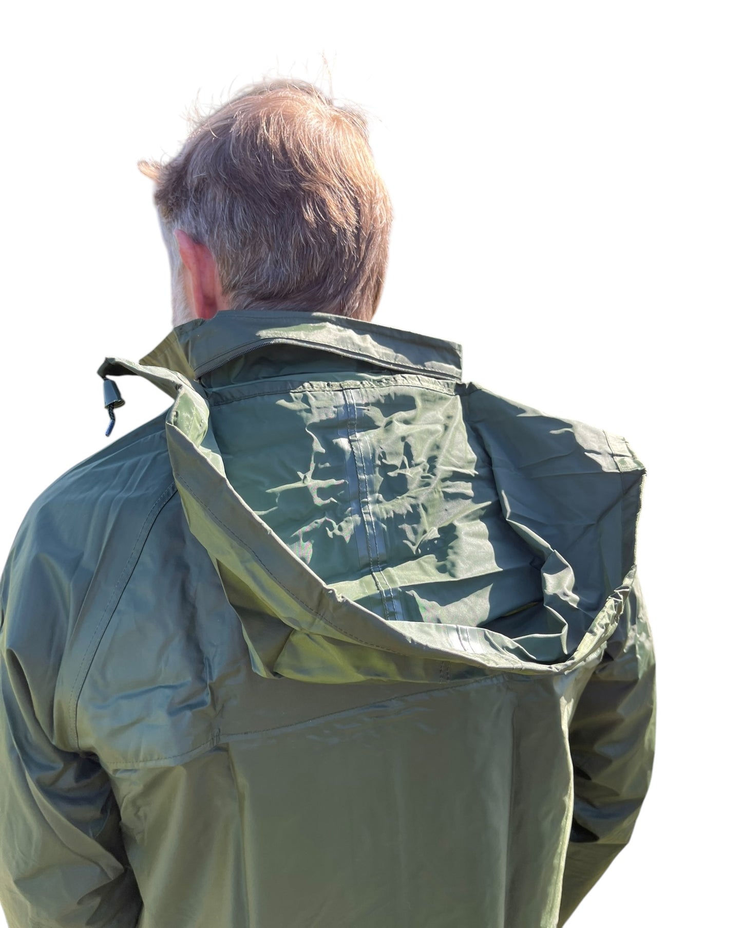 Waterproof jacket and trouser set ex fire brigade - new in zip bag