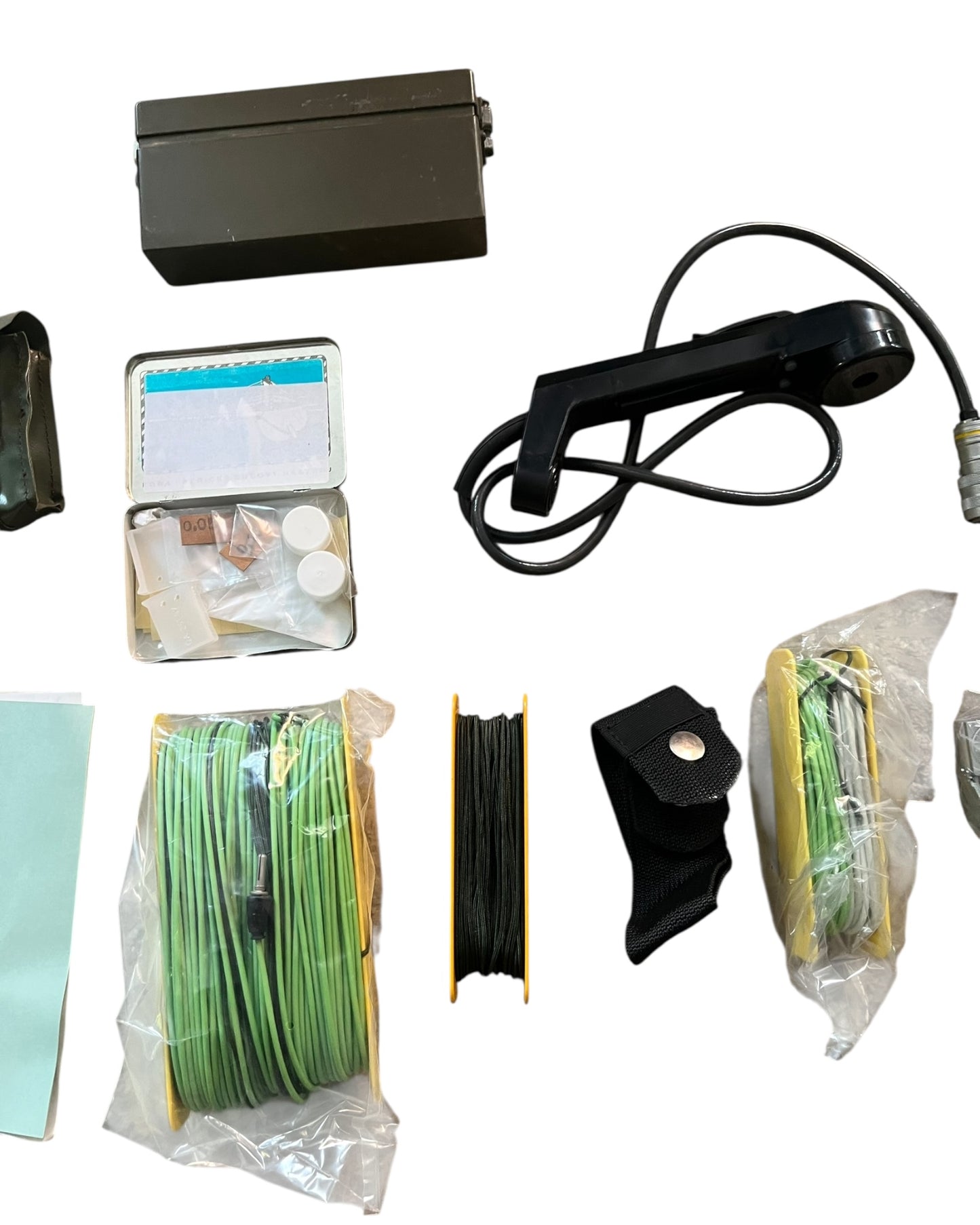 Czech Army rf10 field radio set 1970's and British Army radio carrier pack set