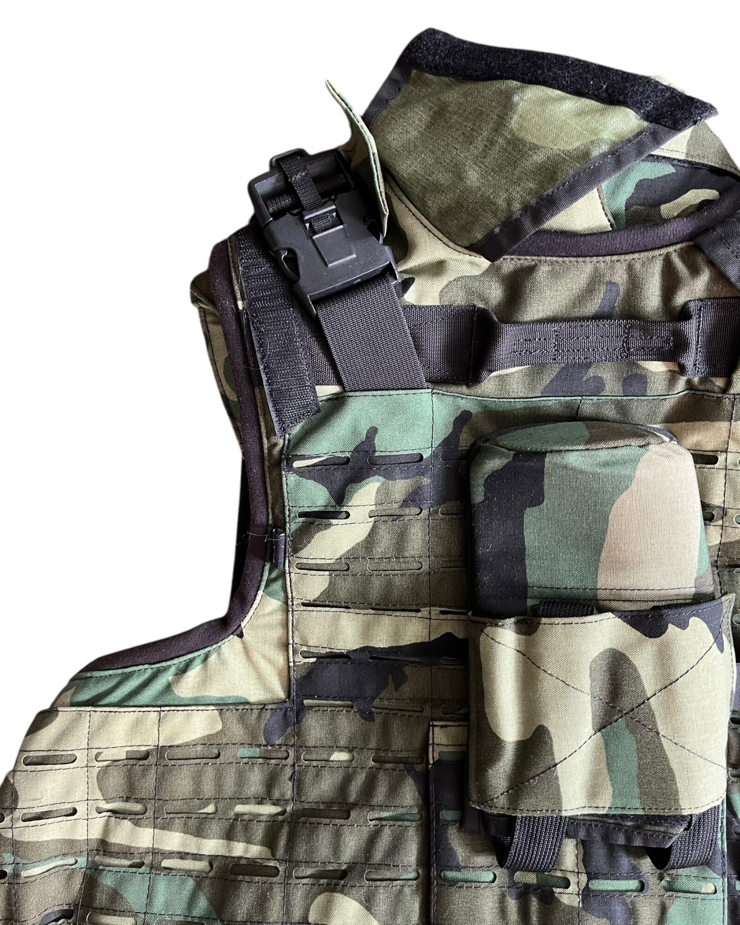 MKU Instavest body armour cover woodland New Medium