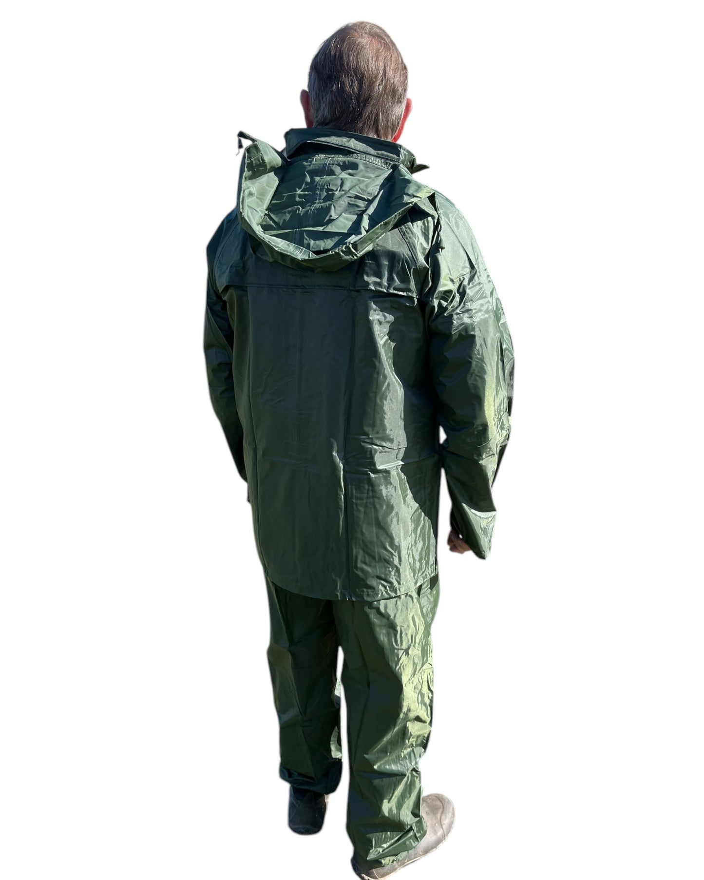 Waterproof jacket and trouser set ex fire brigade - new in zip bag