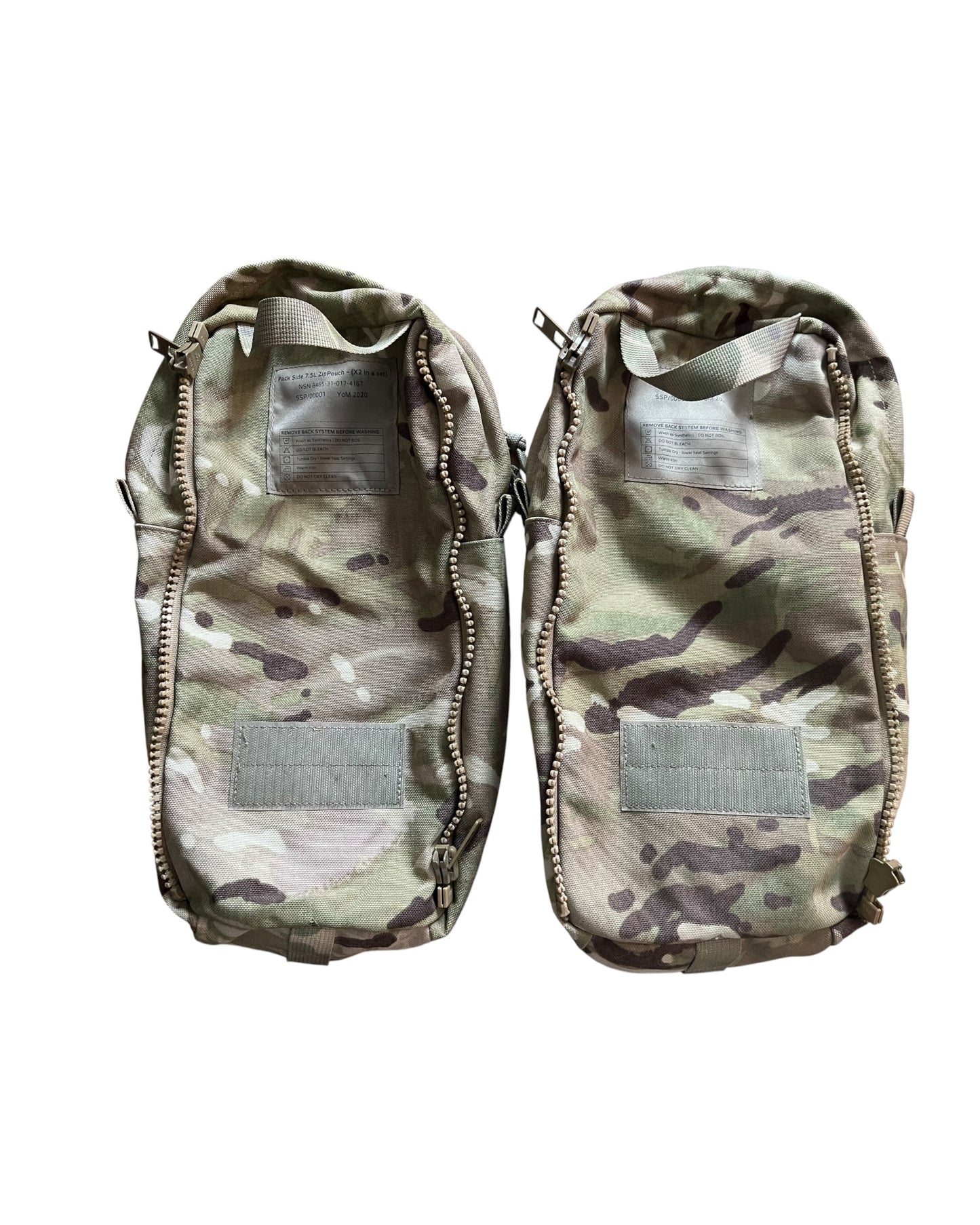 British Army Virtus side pouches 7.5 Litre capacity VGC