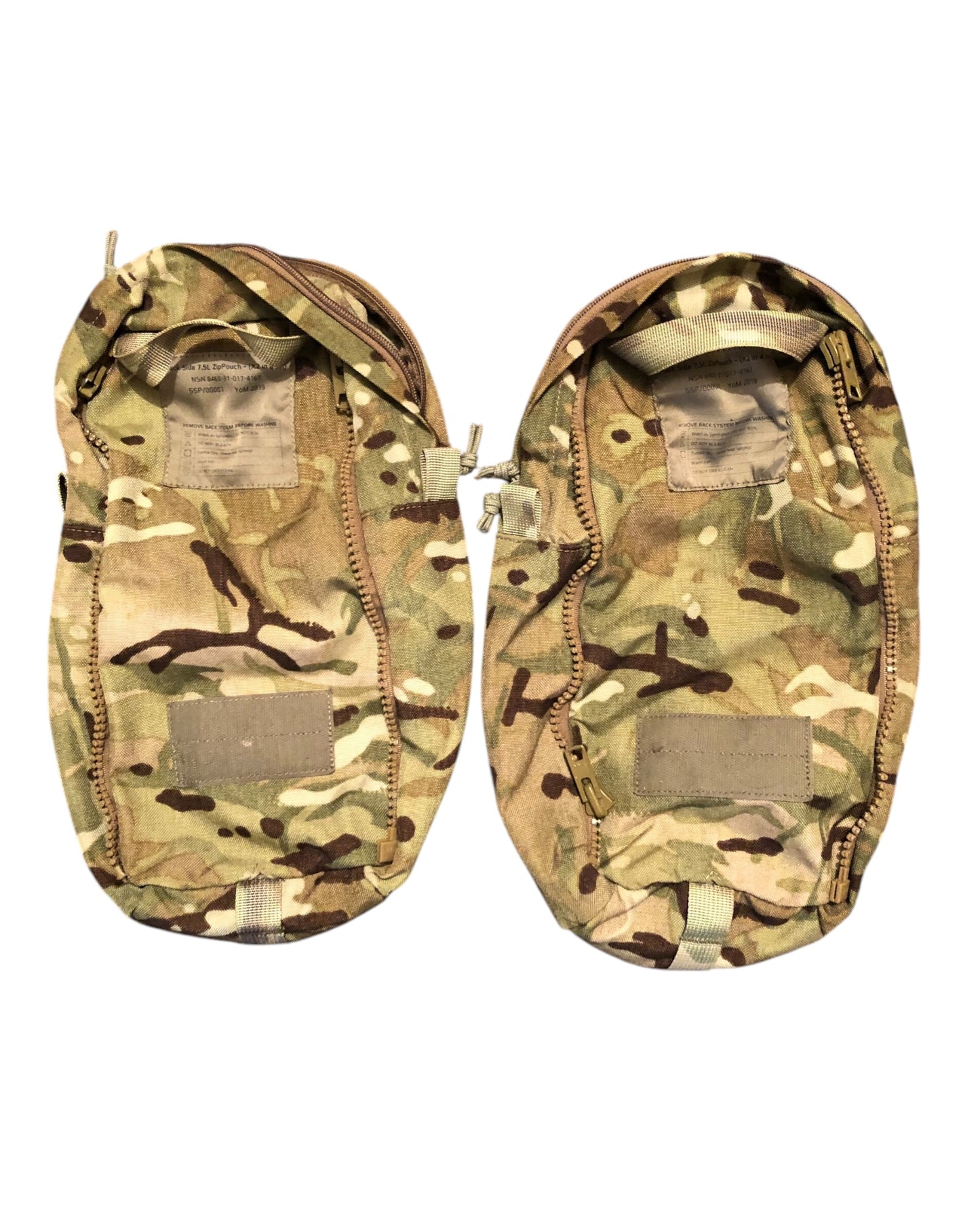 British Army Virtus side pouches 7.5 Litre capacity