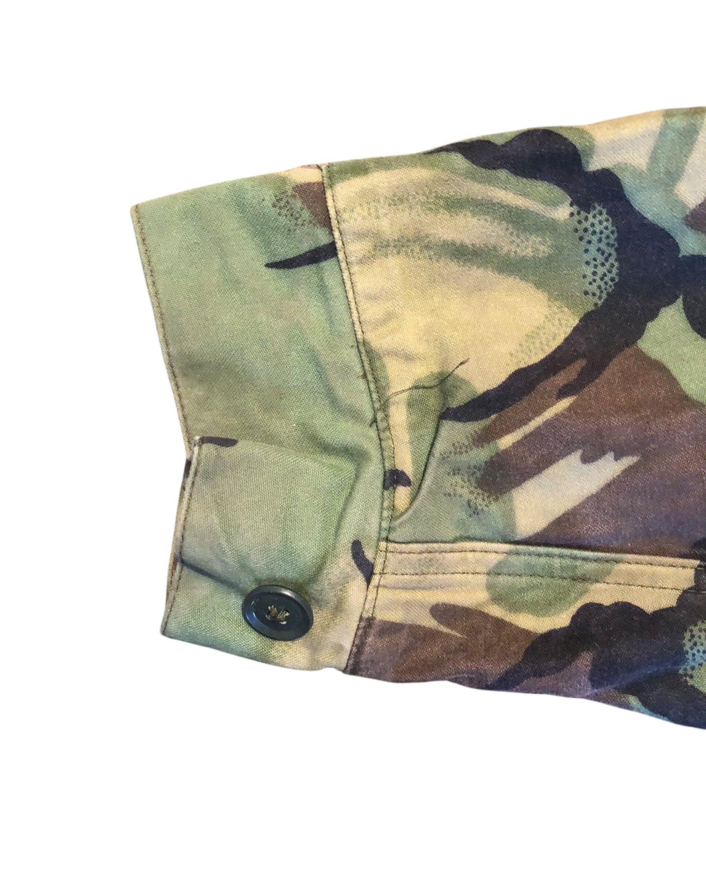 Vintage British Army combat smock 1968 pattern DPM woodland
