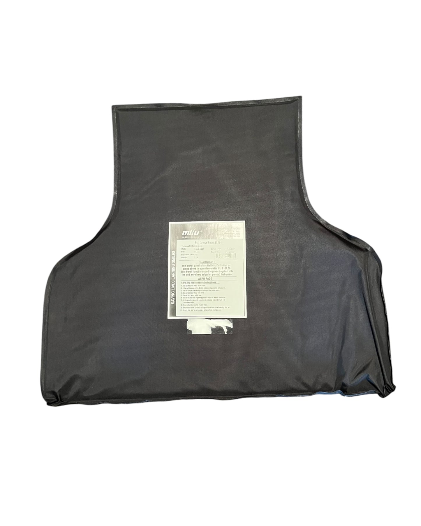 MKU Military grade Plate carrier Body armour cover and filler