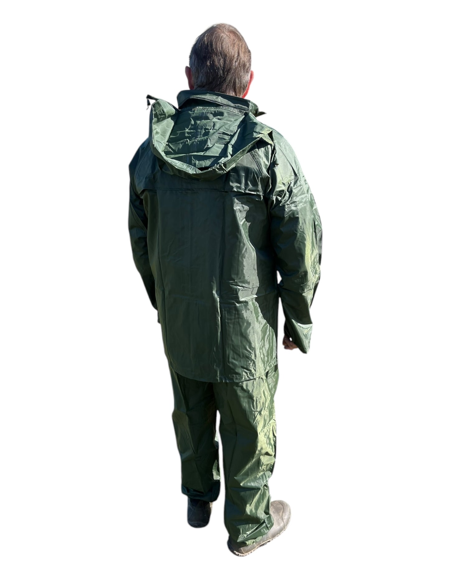 Waterproof jacket and trouser set ex fire brigade - new in zip bag