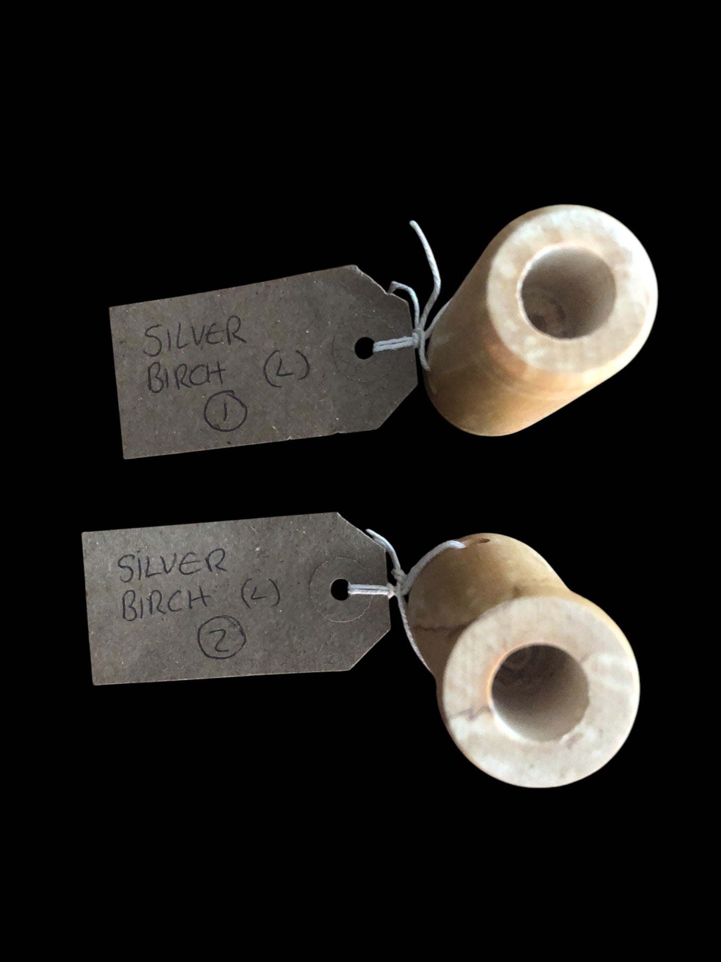 Large Ferro rod handle handmade from SILVER BIRCH