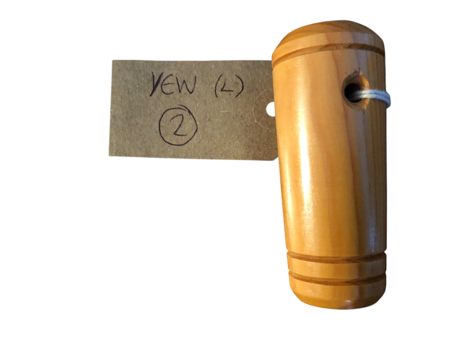 Large Ferro rod handle handmade from YEW