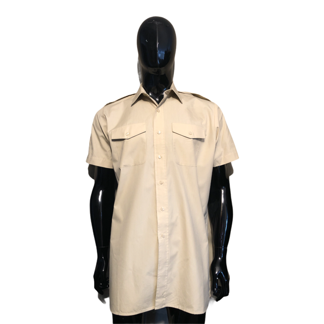 British Army All Ranks Mens Short Sleeved Fawn shirt