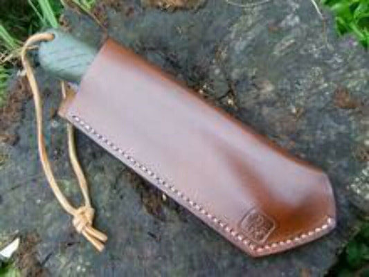 Leather Laplander saw sheath made to order