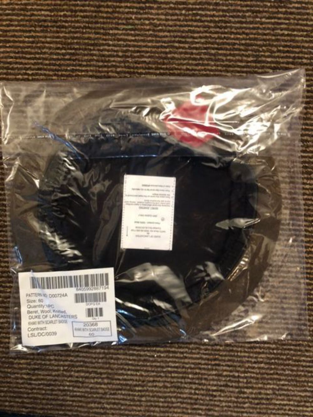 British army Duke of Lancashire woollen beret New