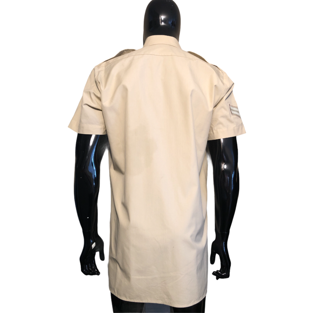British Army All Ranks Mens Short Sleeved Fawn shirt