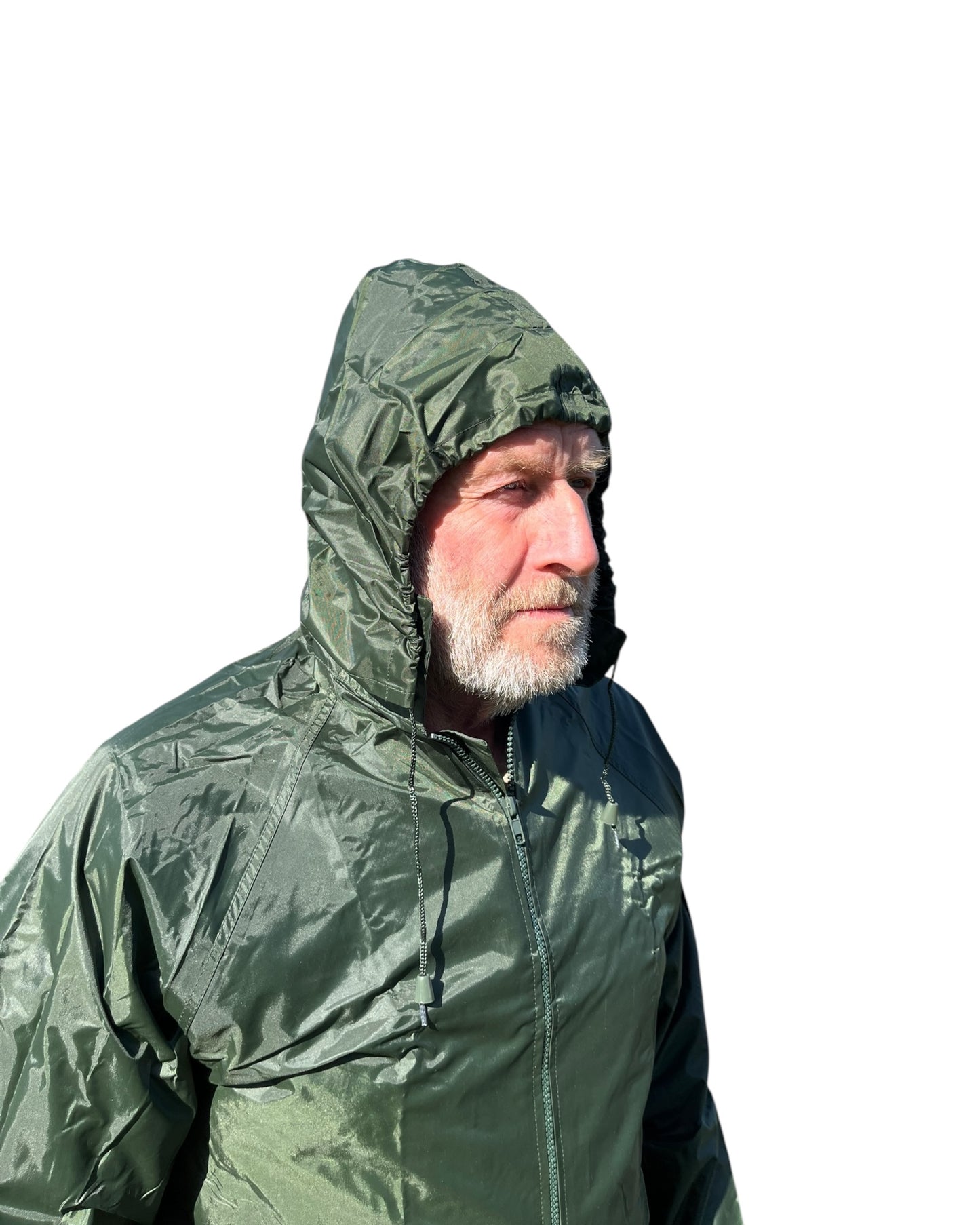 Waterproof jacket and trouser set ex fire brigade - new in zip bag