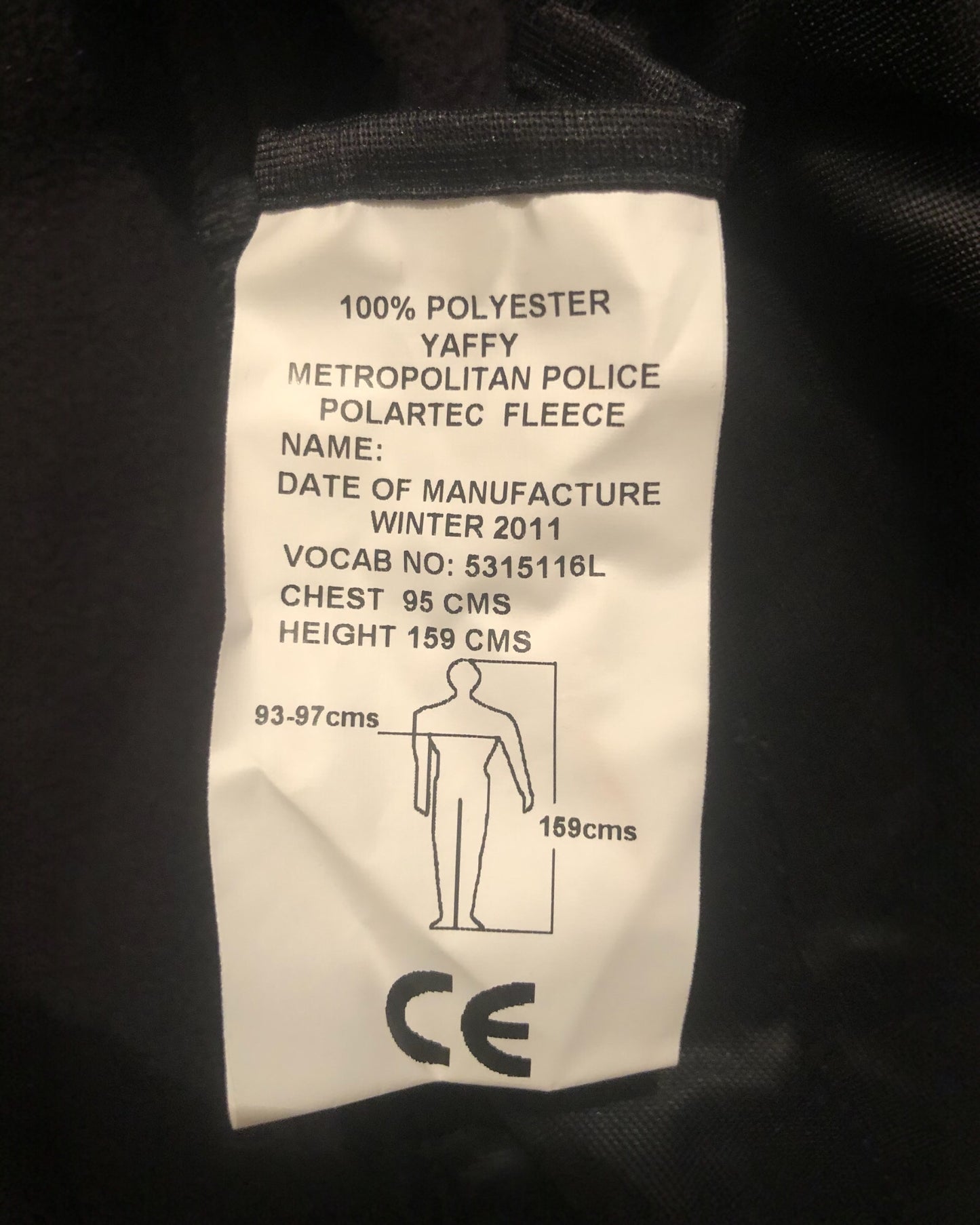 Female police officers fleece full zip