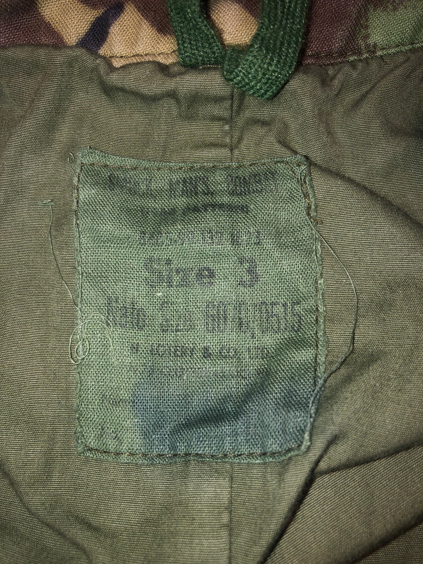 Vintage British Army combat smock 1968 pattern DPM woodland