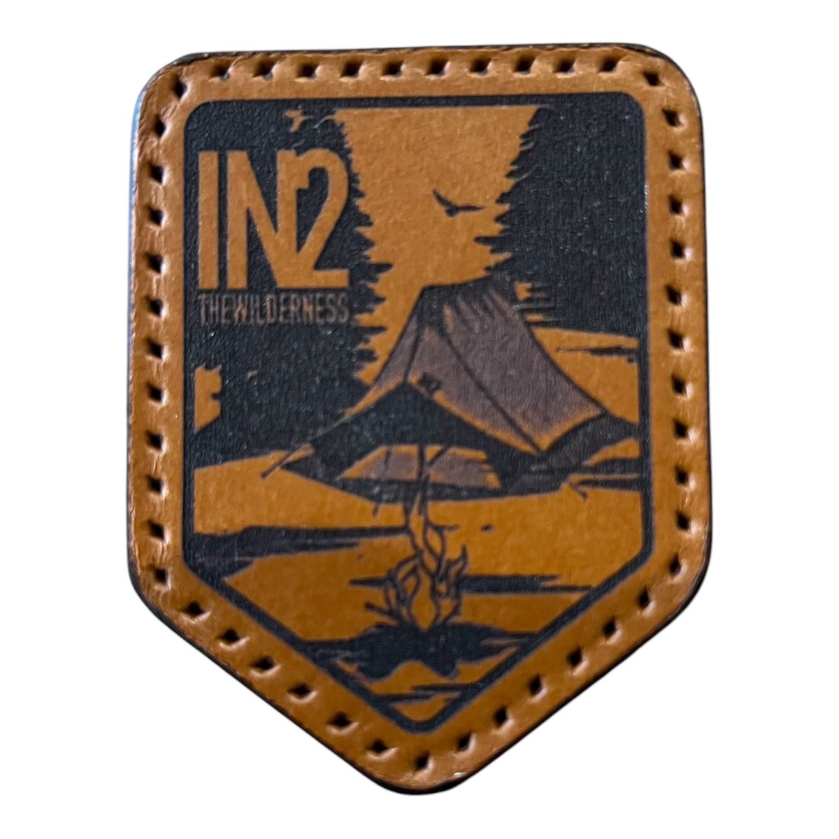 IN2 THE WILDERNESS - First Generation Leather Badge