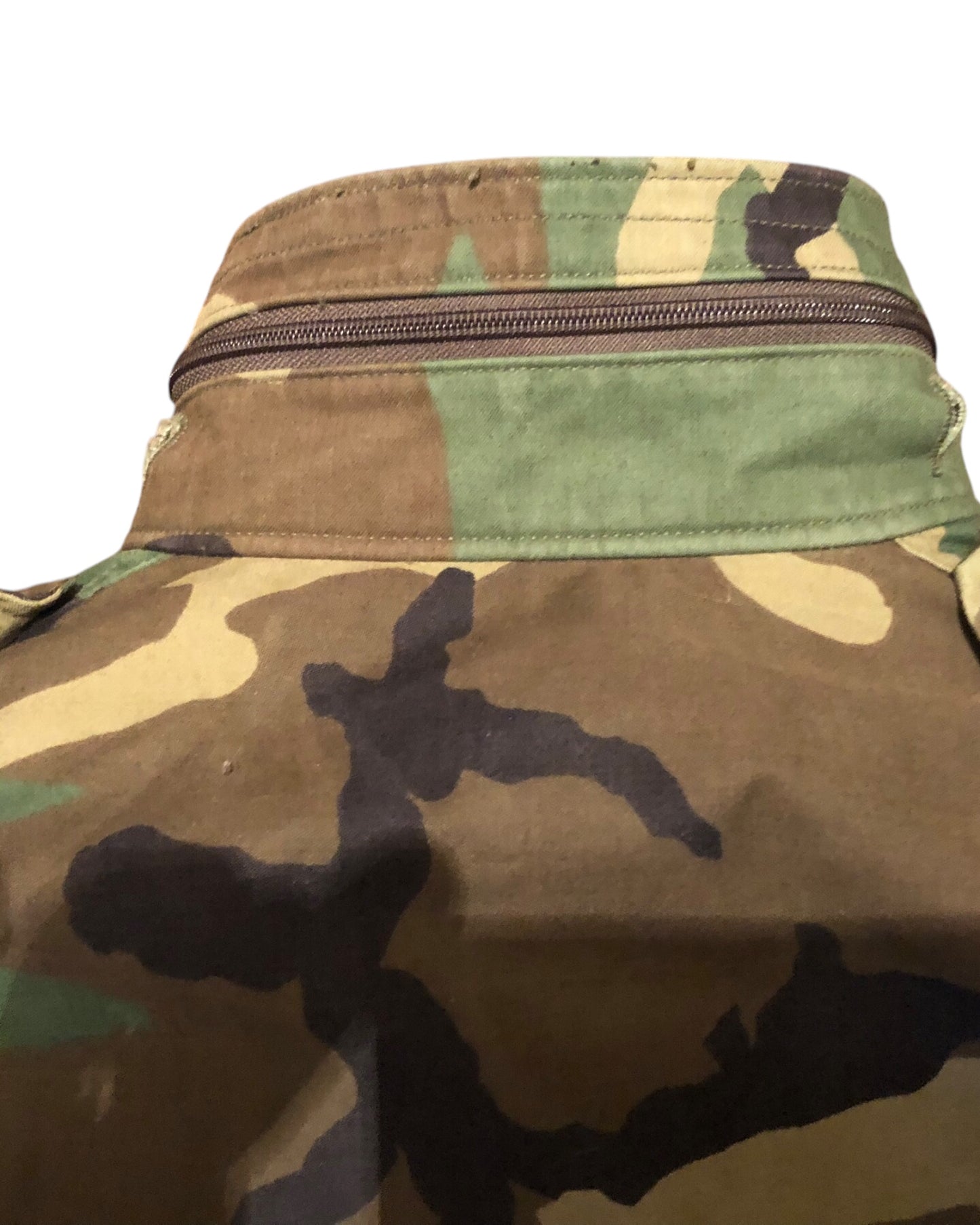 US Army M65 cold weather jacket woodland pattern