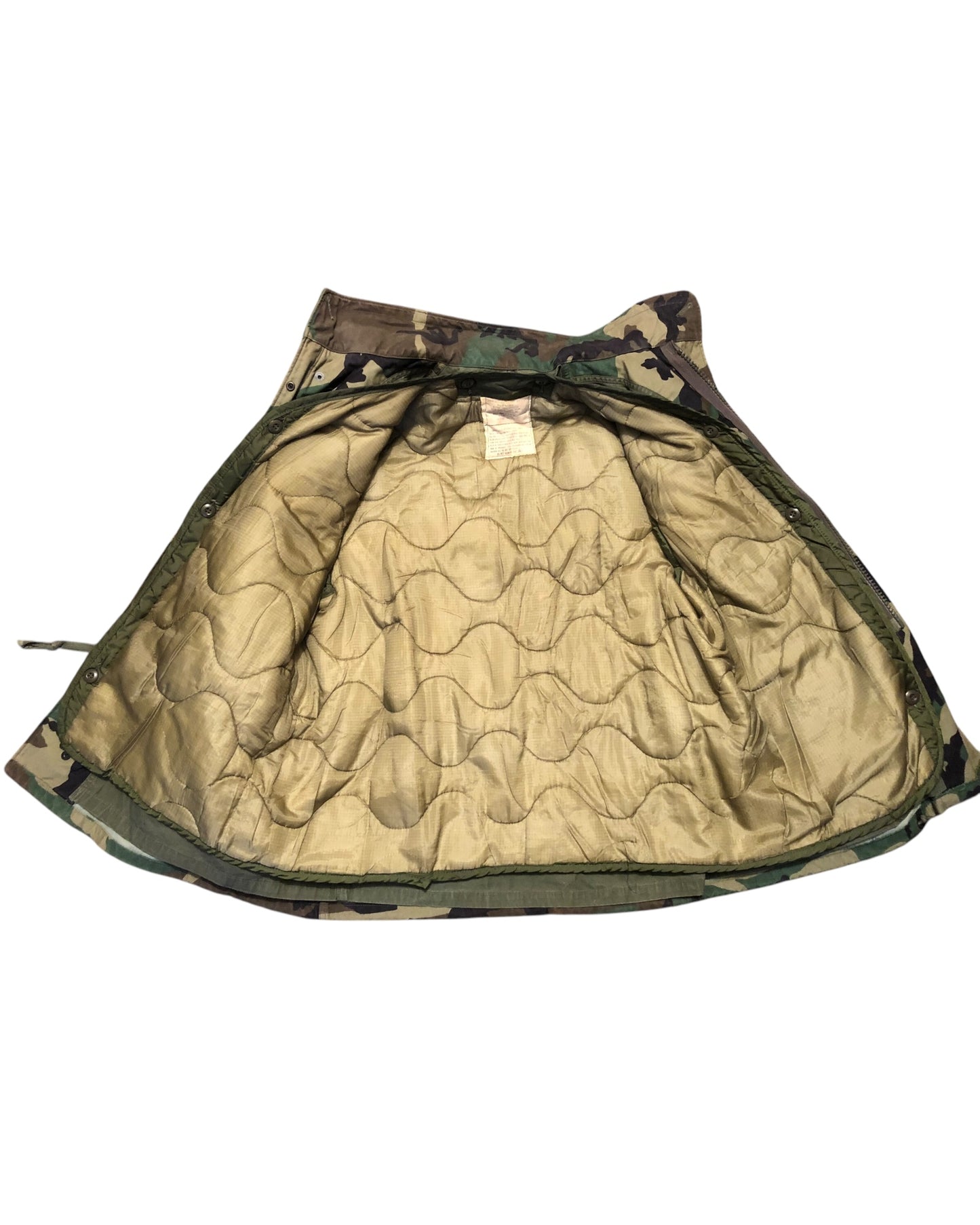 US Army M65 cold weather jacket woodland pattern