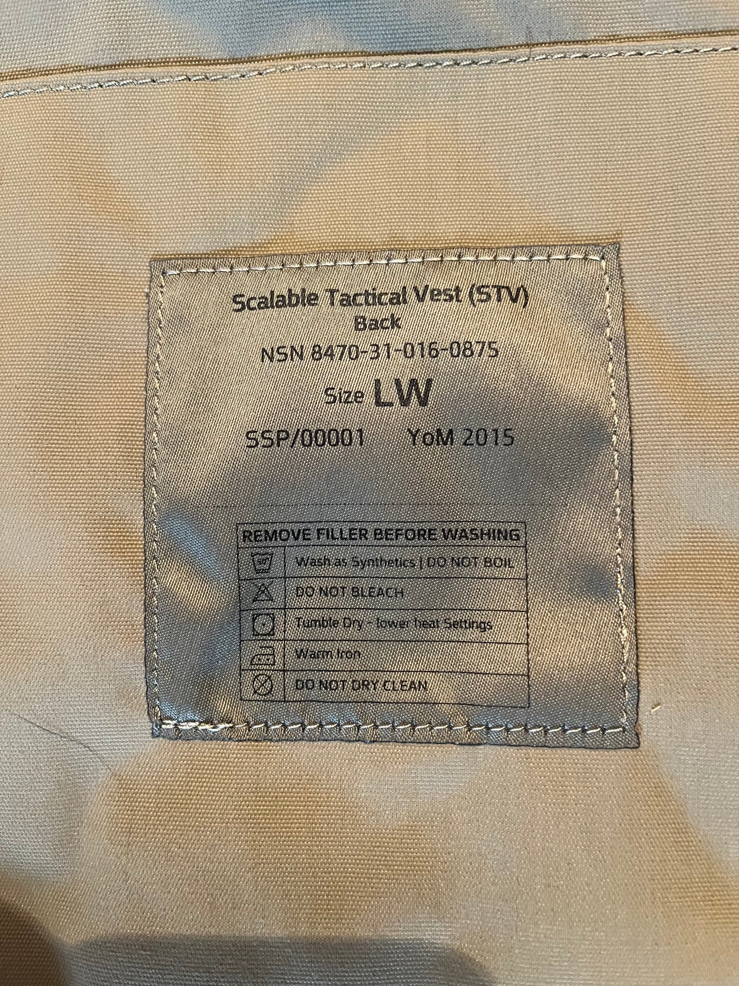 Virtus Scalable tactical vest MTP and fillers STV