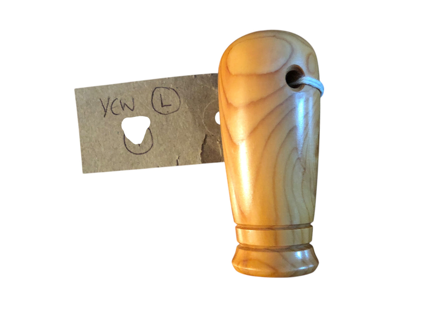 Large Ferro rod handle handmade from YEW