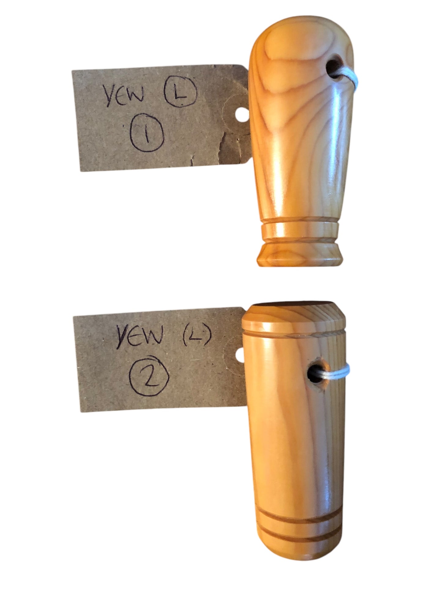 Large Ferro rod handle handmade from YEW