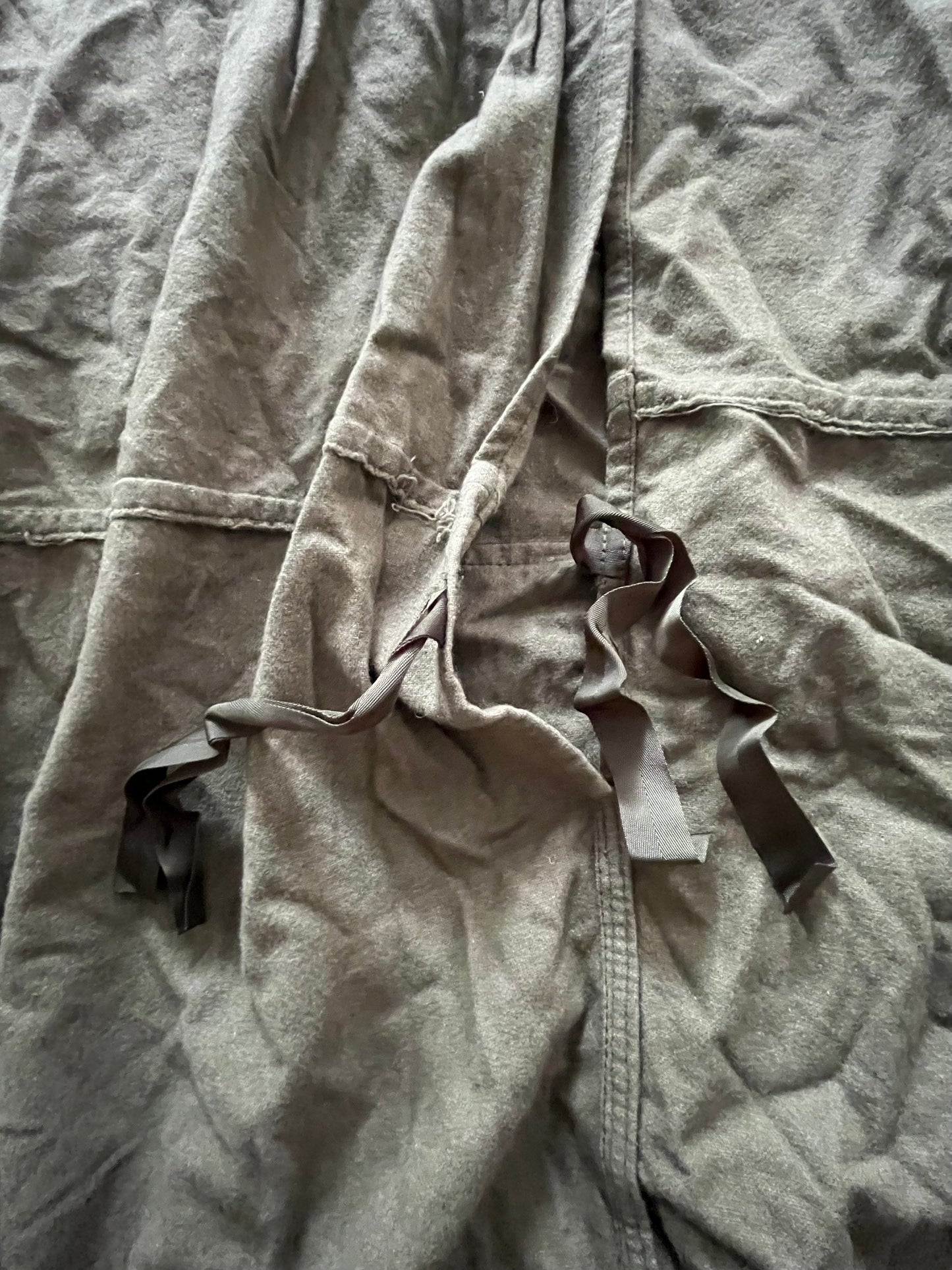 British Army old school sleeping bag liner
