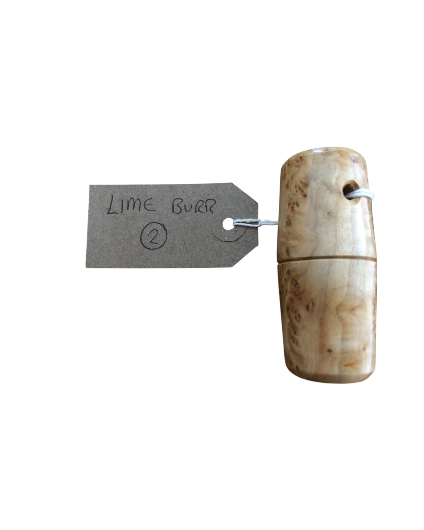 Large Ferro rod handle handmade from Lime Burr