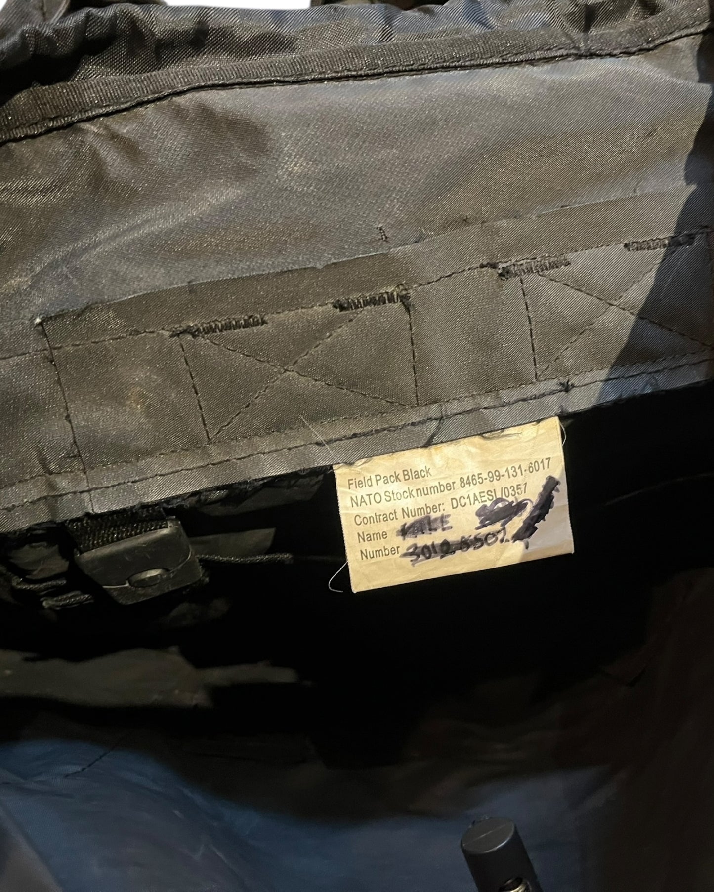 Black field pack 30 litre British Army