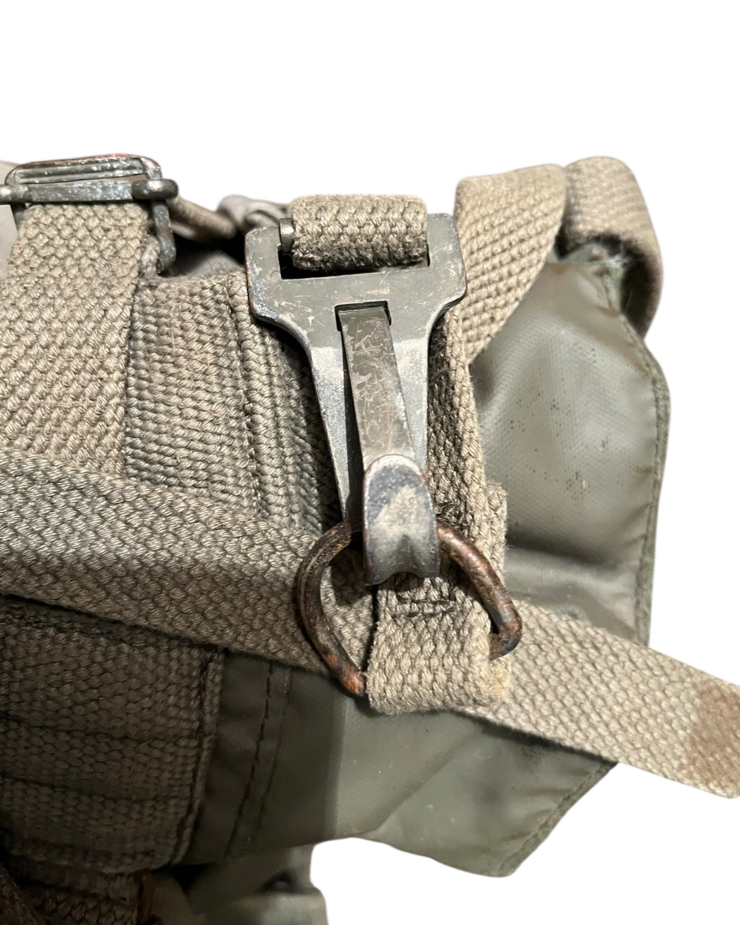 French Army pack F2 vintage rucksack daypack metal Buckles and D ring
