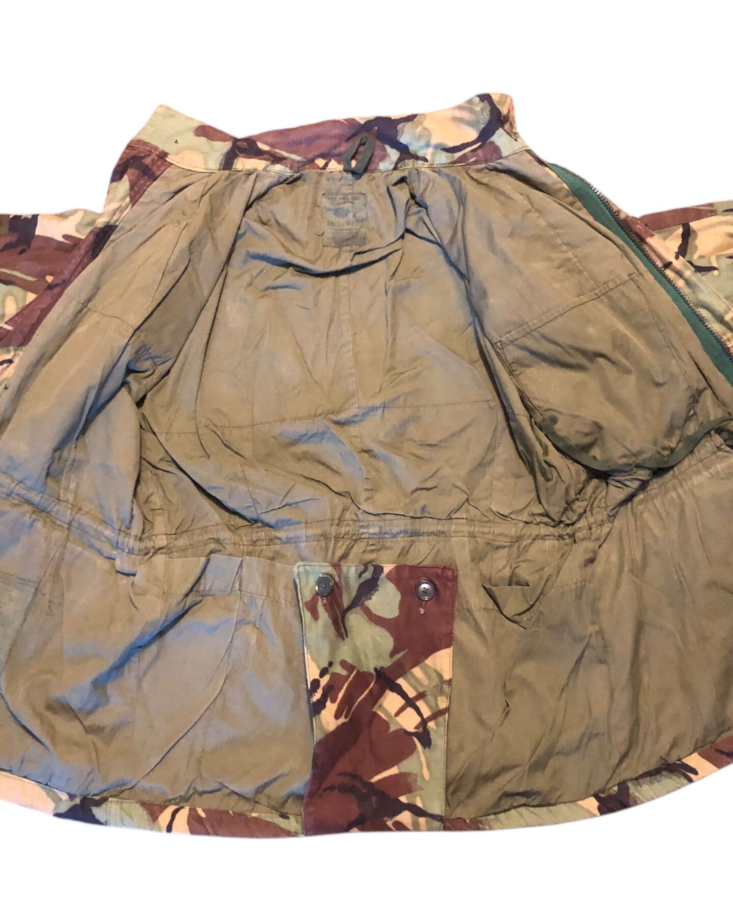 Vintage British Army combat smock 1968 pattern DPM woodland