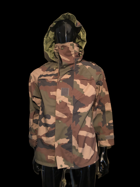 French Army Gortex rain jacket woodland MVP Grade 1
