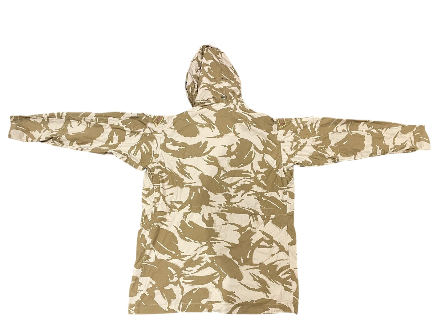 British army desert dp windproof smock with wire hood supergrade