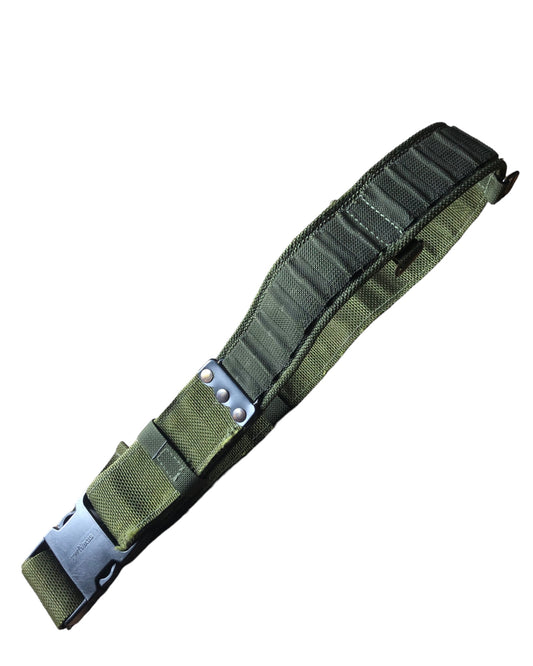 British Army green heavy duty utility waist belt / sheath belt Grade 1