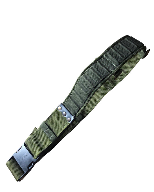 British Army green heavy duty utility waist belt / sheath belt Grade 2
