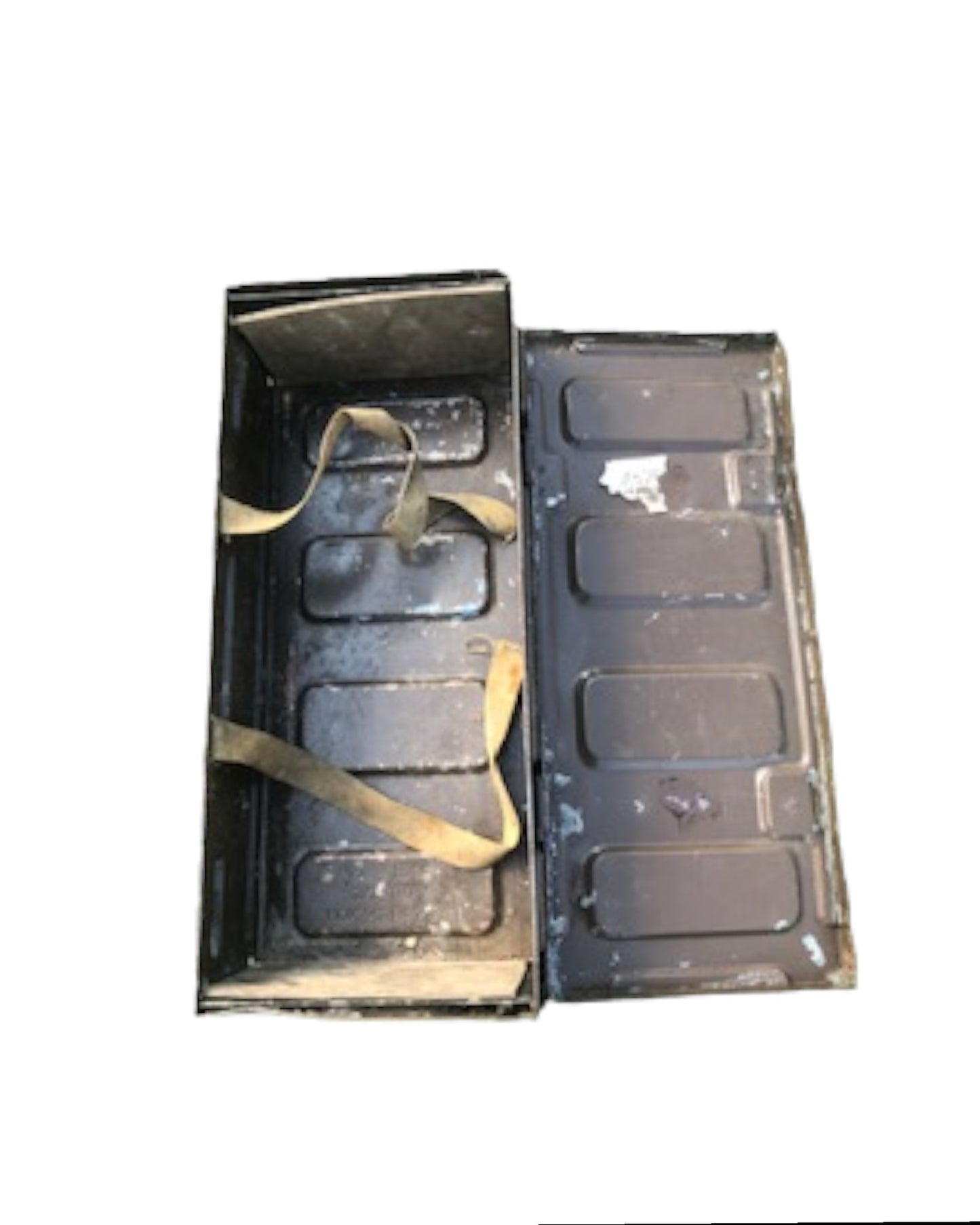 British army ammo tin 105mm FD smoke storage tin