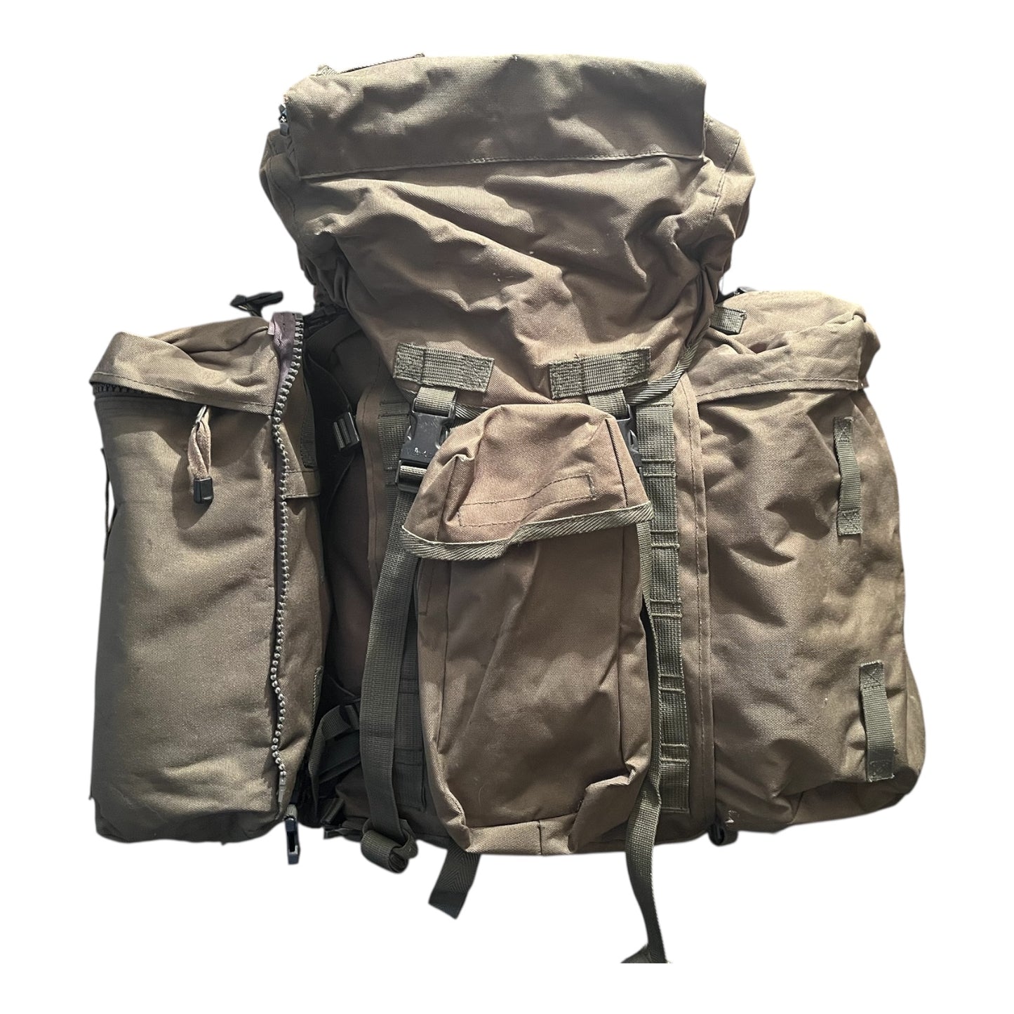 Webtex PLCE 100ltr olive bergen with side pouches