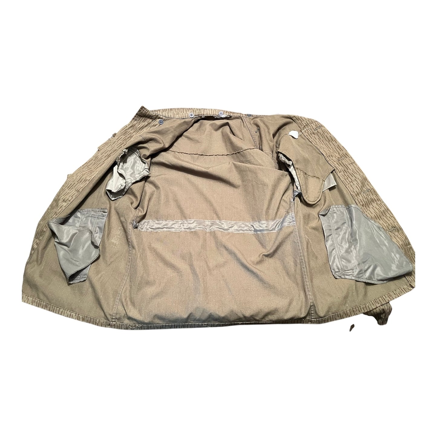 East German Army summer jacket Raindrop Strichtarn pattern NVA Vintage
