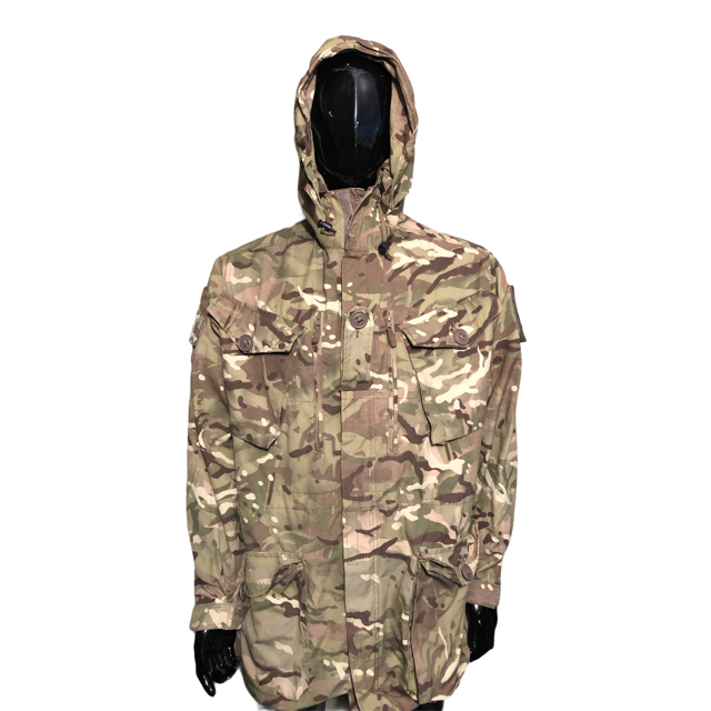 British Army MTP windproof smock jacket with wire hood Grade 2