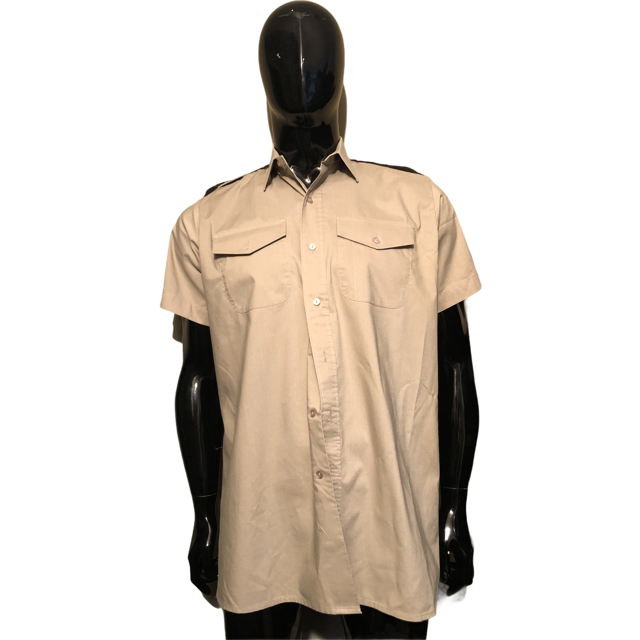 British Army, RAF, Royal Marines Mens Uniform Short Sleeved Stone Shirt