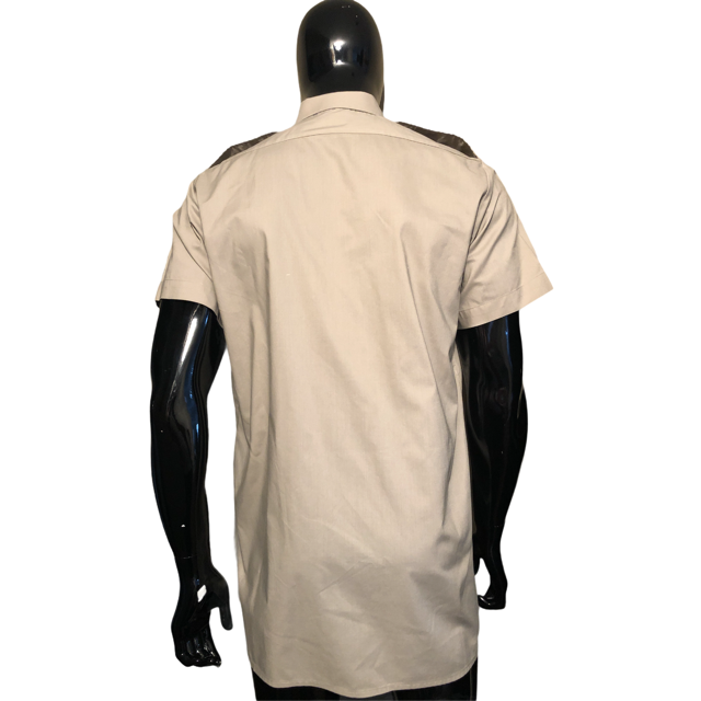 British Army, RAF, Royal Marines Mens Uniform Short Sleeved Stone Shirt