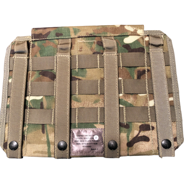 British Army Side plate pocket for osprey mk4 body cover vest