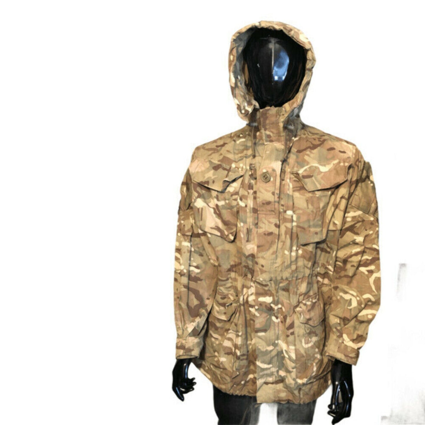 British Army MTP windproof combat smock with wire hood Supergrade