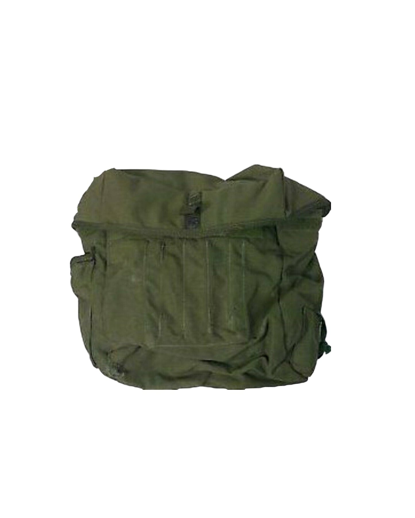 British Army vintage olive green- OG haversack respirator bag