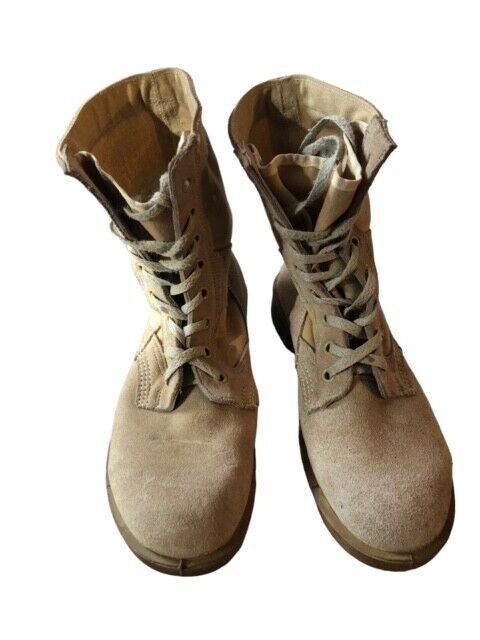 British Army Gulf war 1990's desert suede tan canvas boots