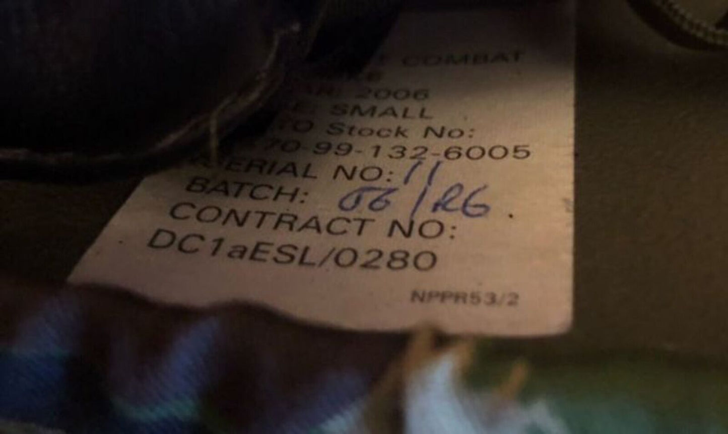 British Army MK 6 combat helmet 2006 with DPM helmet cover NEW