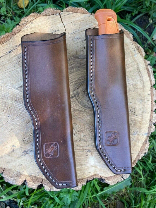 Handmade leather Sheath With Belt Loop for Mora 120, 122