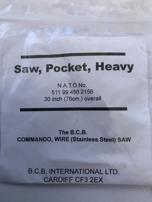 British Army BCB Nato Commando wire saw